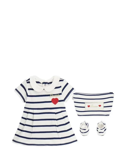 Комплект для девочек Guess Kids с платьем, белый