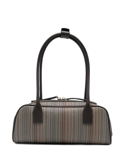 Женская сумка Paul Smith в полоску, коричневая
