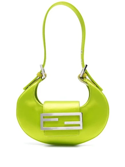 Женская сумка-тоут Fendi mini Cookie, зеленая