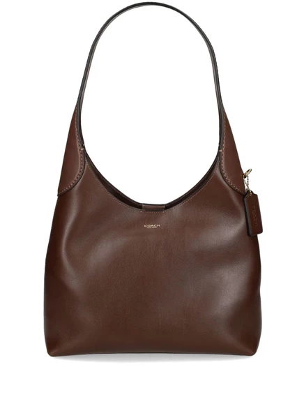 Женская сумка на плечо Coach Brooklyn 28, коричневая