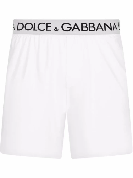 Мужские боксеры Dolce & Gabbana с логотипом, белые