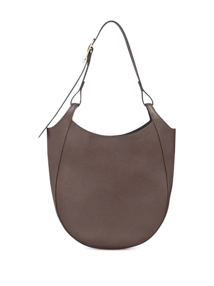 Женская сумка Longchamp Le Foulonné Hobo L, коричневая