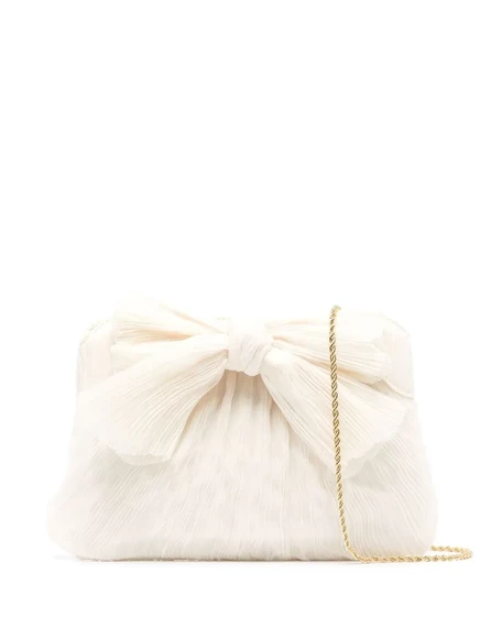 Женский клатч Loeffler Randall Rayne с бантом, белый