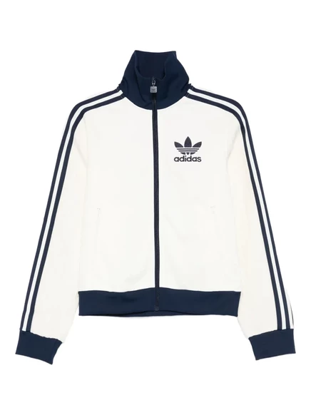 Женская толстовка Adidas на молнии, белая