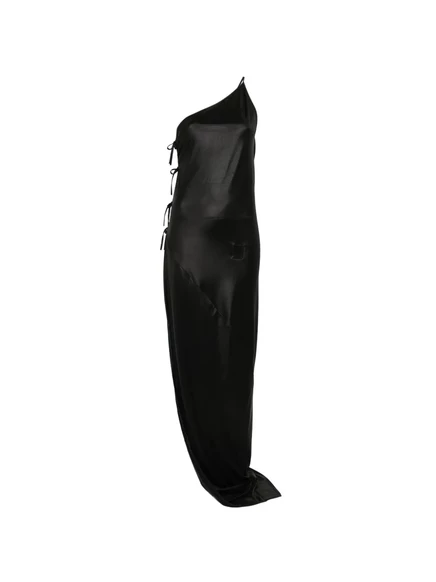Женское платье макси Rick Owens DRKSHDW одно плечо, черное