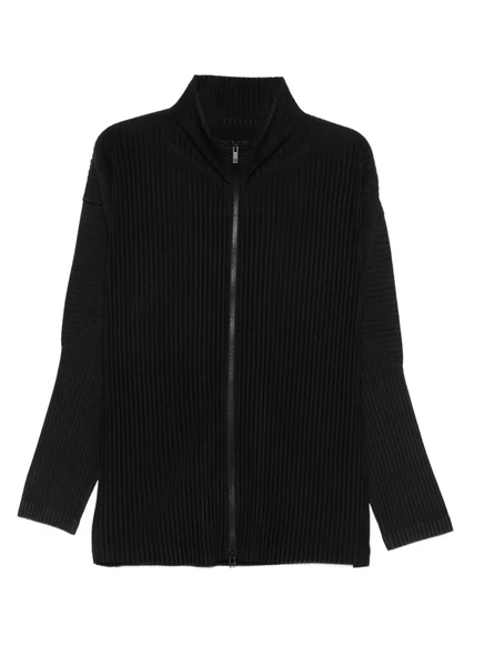 Мужской бомбер Homme Pliss Issey Miyake на молнии, черный