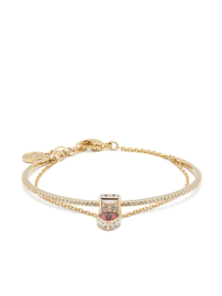 Женский браслет Swarovski Chroma с циркониями, золотистый