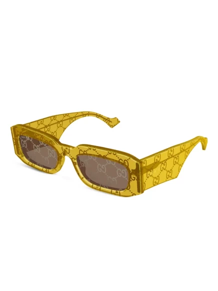 Солнцезащитные очки Gucci Eyewear Double G, желтые