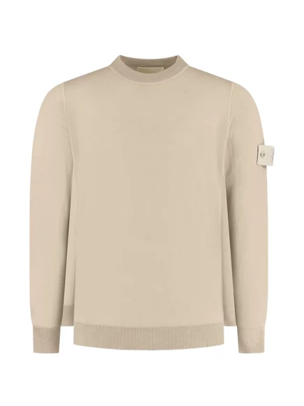 Мужской свитер Stone Island с логотипом, бежевый