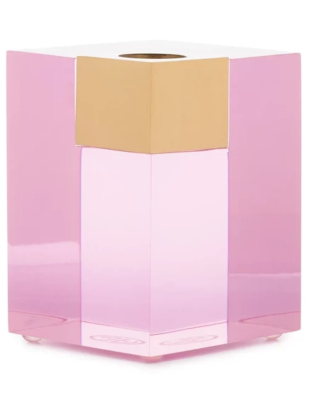 Подсвечник Jonathan Adler Monte Carlo акриловый, розовый