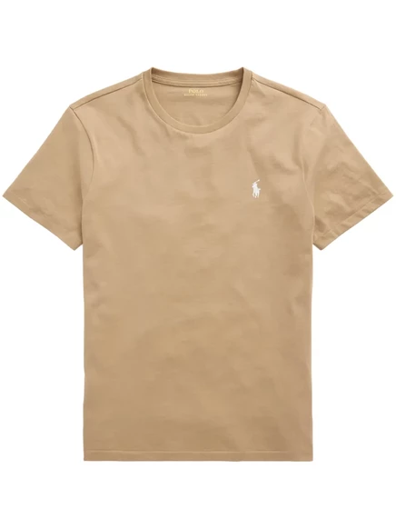 Мужская футболка Polo Ralph Lauren Polo Pony, коричневая