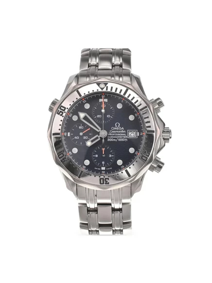 Мужские часы Omega Seamaster Chronograph 42 мм, синие