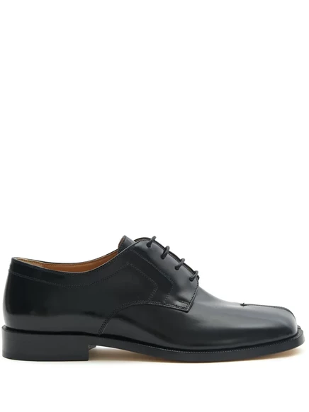 Maison Margiela Tabi lace-up derby shoes black (6)