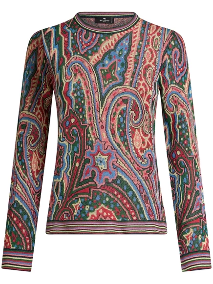 Женский свитер Etro пейсли, синий