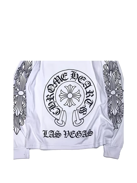 Мужская футболка Chrome Hearts с принтом, белая