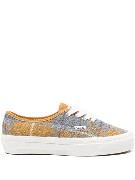 Унисекс кеды Vans в клетку из твида, бежевые
