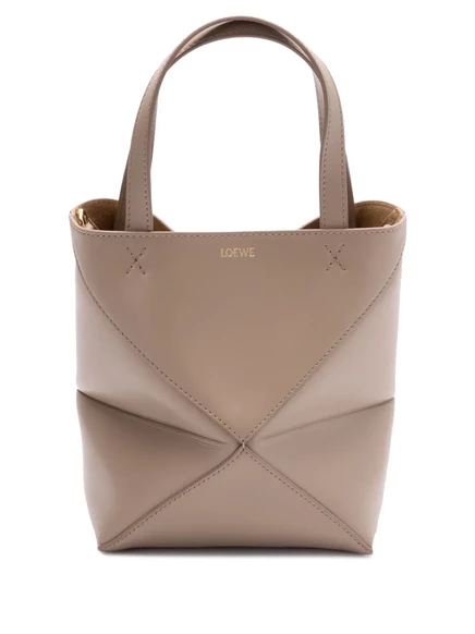 Женская сумка Loewe Mini Puzzle Fold тоут, песочно-бежевый