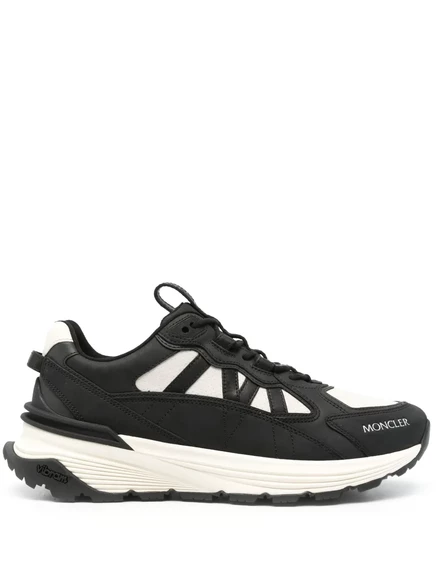 Мужские кроссовки Moncler Lite Runner, черно-белые