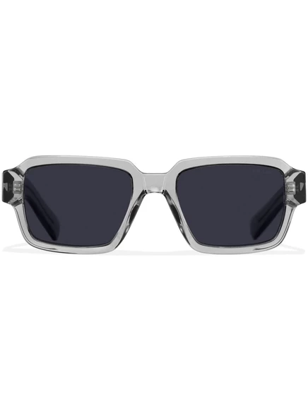 Солнцезащитные очки в прямоугольной оправе с логотипом Prada Eyewear grey