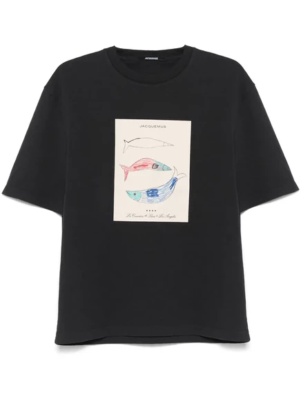 Футболка Jacquemus Le Marino  blue