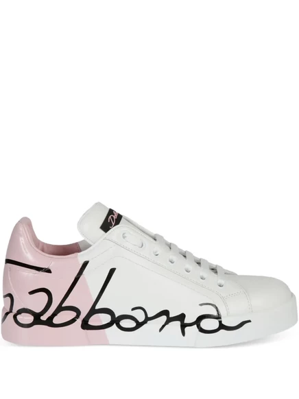Женские кроссовки Dolce & Gabbana Portofino, белые