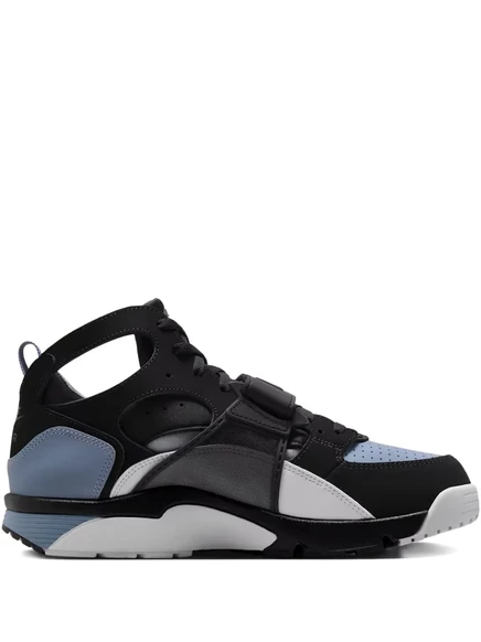 Мужские низкие кроссовки Nike Huarache с ремешком, черные