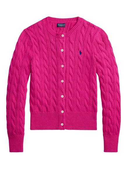 Женский вязаный кардиган Polo Ralph Lauren, розовый