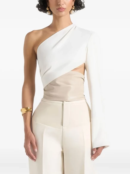 Топ на одно плечо Manière De Voir Coralie white