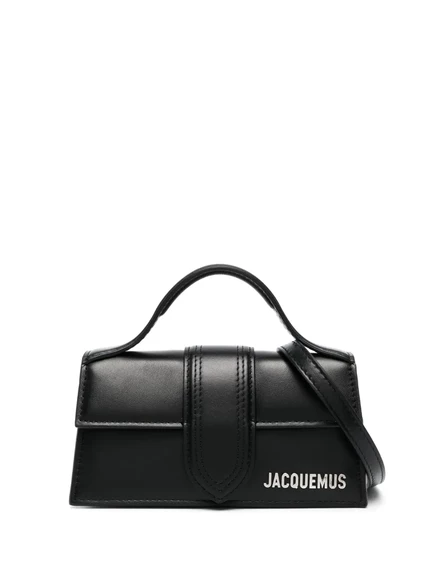 Кожаная сумка-тоут Jacquemus Le Bambino black