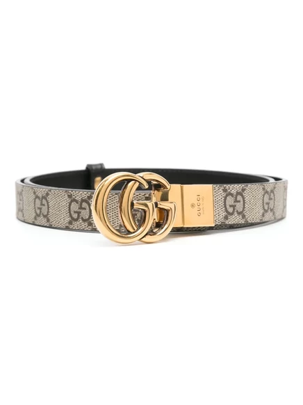 Женский ремень Gucci GG 2 см двухсторонний, нейтральный