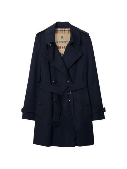 Женский тренч Burberry Chelsea короткий, синий