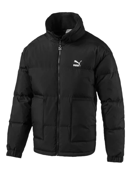 Стеганая пуховая куртка с логотипом PUMA black