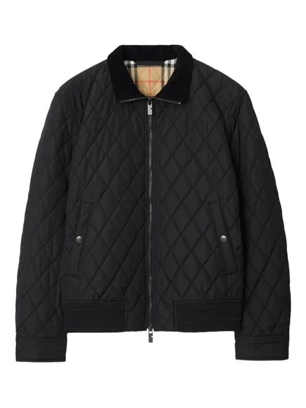 Мужская стеганая нейлоновая куртка Burberry, черная