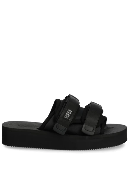 Слайды с сенсорным ремешком Suicoke black