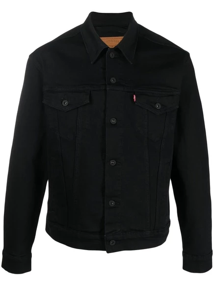 Мужская джинсовая куртка Levi's Trucker, черная