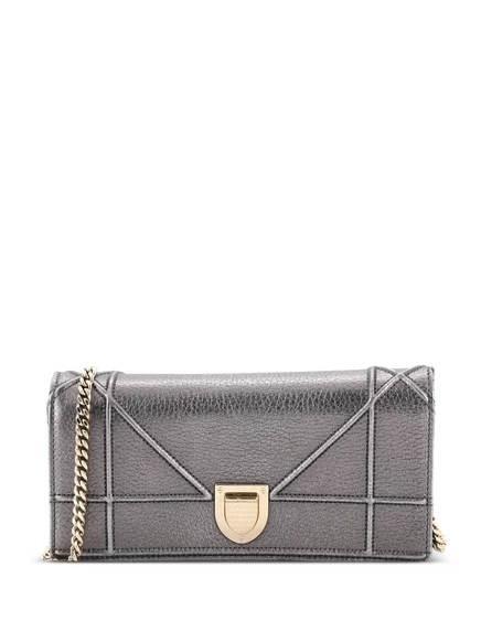 Женский клатч Christian Dior Pre-Owned Diorama Croisiere, металлический