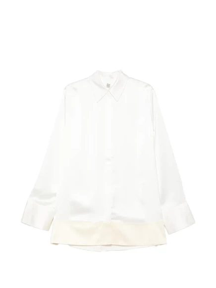 Женская рубашка Toteme Soft Tuxedo, белая