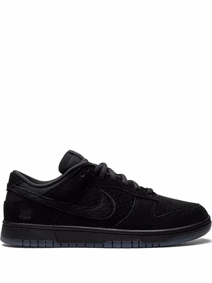 Унисекс кроссовки Nike x Undefeated Dunk Low SP из замши, черные