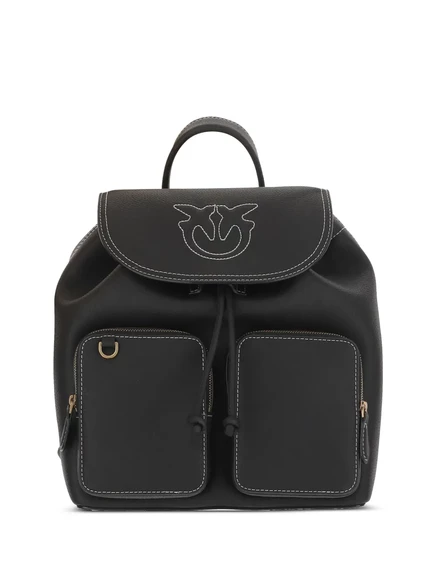Кожаный рюкзак PINKO Carrie black