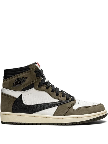 Кроссовки Jordan x с Трэвисом Скоттом Air Jordan 1 High TS SP brown