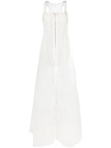 Женское платье Jacquemus La robe Dentelle кружевное, белое