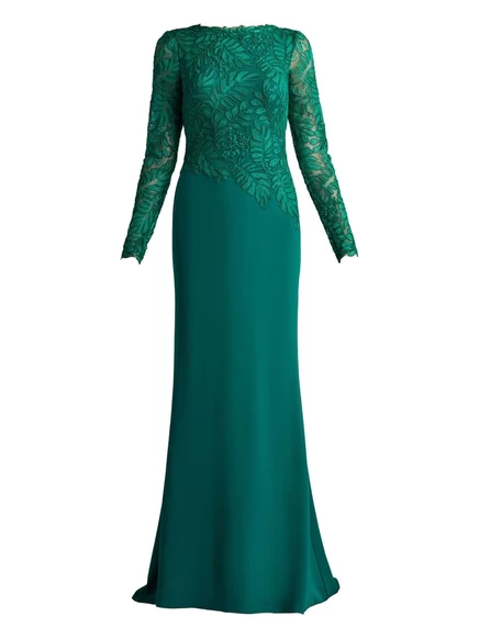 Женское вечернее платье Tadashi Shoji Caliste, зеленое