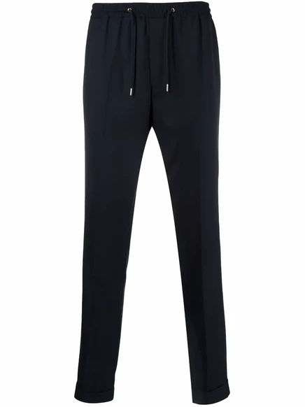 Мужские зауженные брюки Paul Smith с кулиской, синие