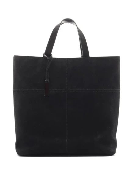 Бывшая в употреблении замшевая сумка-тоут 2000-х годов от Gucci black