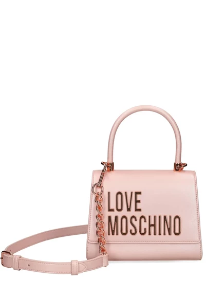 Женская сумка-тоут Love Moschino с логотипом, розовая
