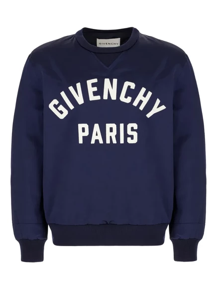 Хлопчатобумажная толстовка Givenchy blue
