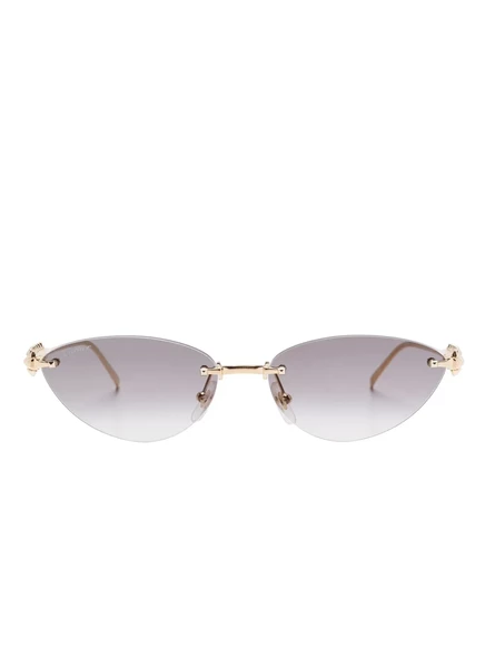 Унисекс очки Cartier Eyewear Clash, золотистые