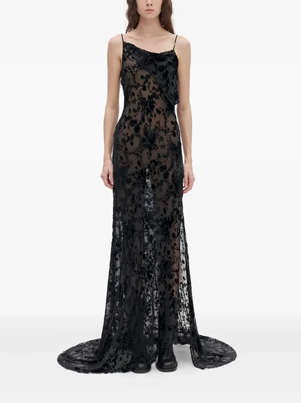 Женское вечернее платье Ann Demeulemeester Aaricia, черное