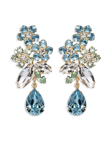 Женские висячие серьги Jennifer Behr Bouquet, синие