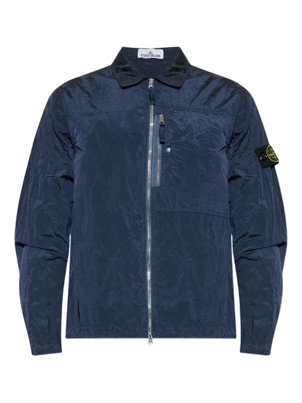 Куртка-рубашка Stone Island на молнии blue